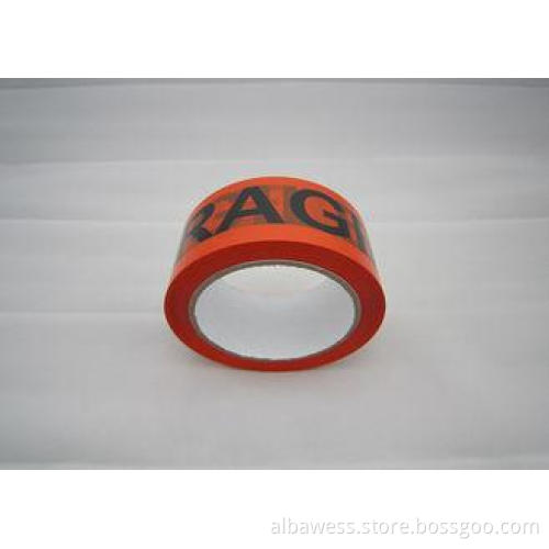 Low Noise Red Packing Tapes , High Bond Custom Printed Pack